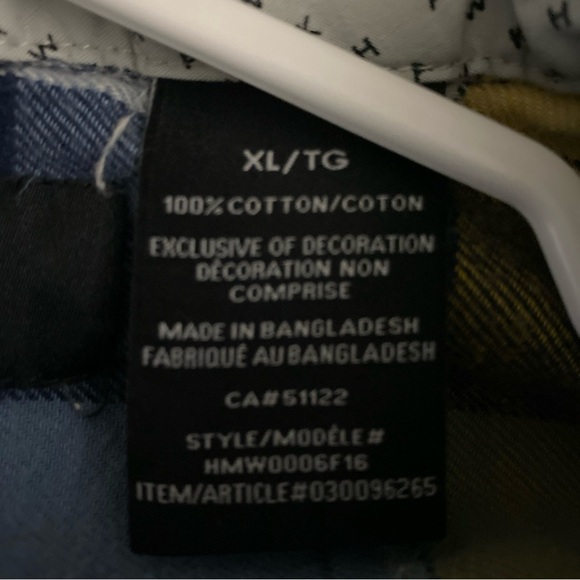 Tony Hawk Men’s XL Skateboarding Flannel Plaid Button Down Streetwear Grunge - Picture 5 of 8